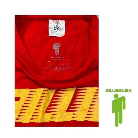 Billie Eilish Collection Portrait Short Sleeve Tee‎ - Size M - Picture 2 of 2